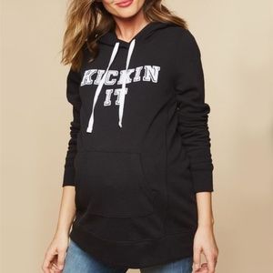 Kickin It Maternity Hoodie